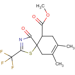 837417-01-3  1-Thia-3-azaspiro[4.5]deca-2,8-diene-6-carboxylic acid,8,9-dimethyl-4-oxo-2-(trifluoromethyl)-, methyl ester