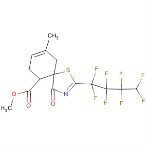 837417-03-5  1-Thia-3-azaspiro[4.5]deca-2,8-diene-6-carboxylic acid,9-methyl-2-(1,1,2,2,3,3,4,4-octafluorobutyl)-4-oxo-, methyl ester