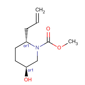 828699-85-0  1-Piperidinecarboxylic acid, 5-hydroxy-2-(2-propenyl)-, methyl ester,(2R,5S)-rel-