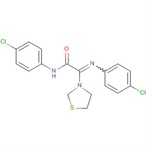 828914-13-2  3-Thiazolidineacetamide, N-(4-chlorophenyl)-2-[(4-chlorophenyl)imino]-