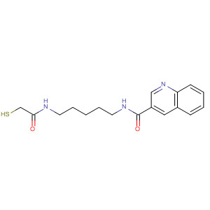 828920-10-1  3-Quinolinecarboxamide, N-[5-[(mercaptoacetyl)amino]pentyl]-