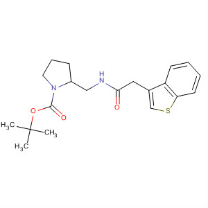 828928-48-9  1-Pyrrolidinecarboxylic acid,2-[[(benzo[b]thien-3-ylacetyl)amino]methyl]-, 1,1-dimethylethyl ester,(2S)-