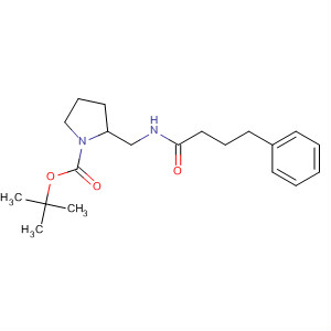 828928-49-0  1-Pyrrolidinecarboxylic acid, 2-[[(1-oxo-4-phenylbutyl)amino]methyl]-,1,1-dimethylethyl ester, (2R)-