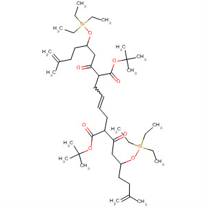 828936-97-6  4-Octenedioic acid,2,7-bis[6-methyl-1-oxo-3-[(triethylsilyl)oxy]-6-heptenyl]-,bis(1,1-dimethylethyl) ester