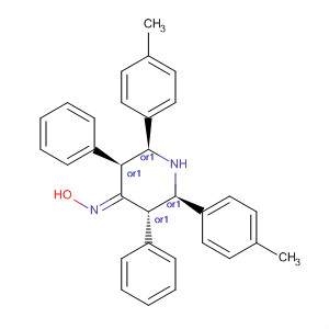 828941-16-8  4-Piperidinone, 2,6-bis(4-methylphenyl)-3,5-diphenyl-, oxime,(2R,3S,5S,6S)-rel- 828941-16-8  4-Piperidinone, 2,6-bis(4-methylphenyl)-3,5-diphenyl-, oxime,(2R,3S,5S,6S)-rel-