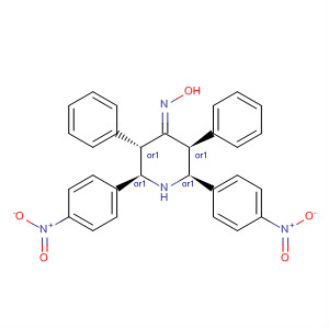 828941-18-0  4-Piperidinone, 2,6-bis(4-nitrophenyl)-3,5-diphenyl-, oxime,(2R,3S,5S,6S)-rel- 828941-18-0  4-Piperidinone, 2,6-bis(4-nitrophenyl)-3,5-diphenyl-, oxime,(2R,3S,5S,6S)-rel-