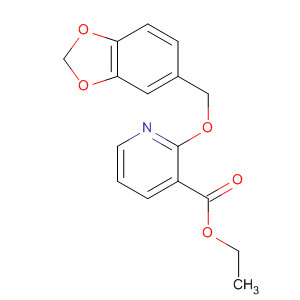 830334-26-4  3-Pyridinecarboxylic acid, 2-(1,3-benzodioxol-5-ylmethoxy)-, ethyl ester