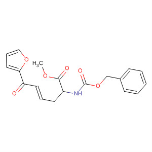 830335-12-1  4-Hexenoic acid,6-(2-furanyl)-6-oxo-2-[[(phenylmethoxy)carbonyl]amino]-, methyl ester,(4E)-