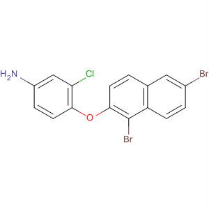 83054-41-5  Benzenamine, 3-chloro-4-[(1,6-dibromo-2-naphthalenyl)oxy]-