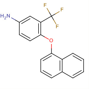 83054-43-7  Benzenamine, 4-(1-naphthalenyloxy)-3-(trifluoromethyl)-