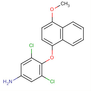 83054-47-1  Benzenamine, 3,5-dichloro-4-[(4-methoxy-1-naphthalenyl)oxy]-