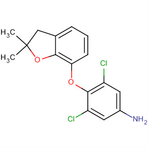 83054-50-6  Benzenamine,3,5-dichloro-4-[(2,3-dihydro-2,2-dimethyl-7-benzofuranyl)oxy]-