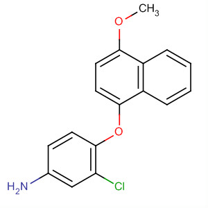 83054-56-2  Benzenamine, 3-chloro-4-[(4-methoxy-1-naphthalenyl)oxy]-