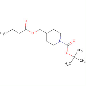 831169-51-8  1-Piperidinecarboxylic acid, 4-[(1-oxobutoxy)methyl]-, 1,1-dimethylethylester