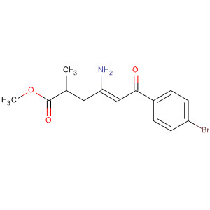 831181-38-5  4-Hexenoic acid, 4-amino-6-(4-bromophenyl)-2-methyl-6-oxo-, methylester, (4Z)- 831181-38-5  4-Hexenoic acid, 4-amino-6-(4-bromophenyl)-2-methyl-6-oxo-, methylester, (4Z)-