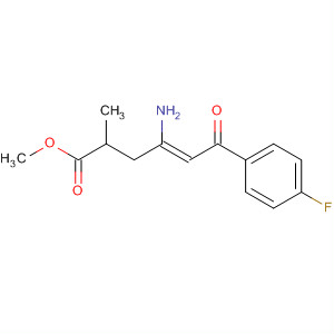 831181-40-9  4-Hexenoic acid, 4-amino-6-(4-fluorophenyl)-2-methyl-6-oxo-, methylester, (4Z)- 831181-40-9  4-Hexenoic acid, 4-amino-6-(4-fluorophenyl)-2-methyl-6-oxo-, methylester, (4Z)-