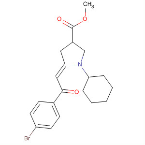 831182-26-4  3-Pyrrolidinecarboxylic acid,5-[2-(4-bromophenyl)-2-oxoethylidene]-1-cyclohexyl-, methyl ester, (5Z)-