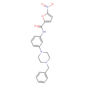 831203-65-7  2-Furancarboxamide,5-nitro-N-[3-[4-(phenylmethyl)-1-piperazinyl]phenyl]-