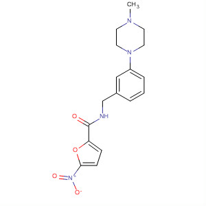831203-72-6  2-Furancarboxamide,N-[[3-(4-methyl-1-piperazinyl)phenyl]methyl]-5-nitro-