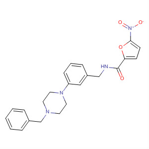 831203-73-7  2-Furancarboxamide,5-nitro-N-[[3-[4-(phenylmethyl)-1-piperazinyl]phenyl]methyl]-