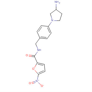 831203-78-2  2-Furancarboxamide,N-[[4-(3-amino-1-pyrrolidinyl)phenyl]methyl]-5-nitro-