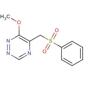 831218-51-0  1,2,4-Triazine, 6-methoxy-5-[(phenylsulfonyl)methyl]-