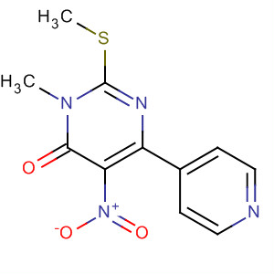 831231-60-8  4(3H)-Pyrimidinone, 3-methyl-2-(methylthio)-5-nitro-6-(4-pyridinyl)-