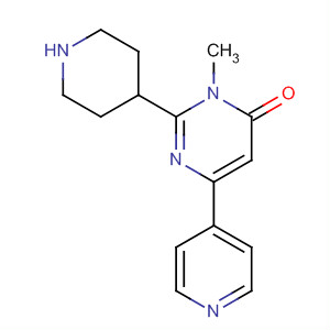 831231-81-3  4(3H)-Pyrimidinone, 3-methyl-2-(4-piperidinyl)-6-(4-pyridinyl)-