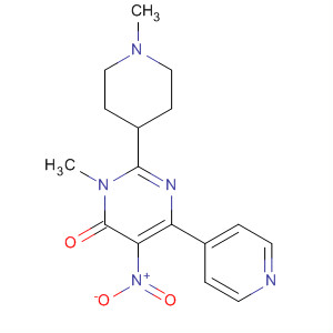 831231-84-6  4(3H)-Pyrimidinone,3-methyl-2-(1-methyl-4-piperidinyl)-5-nitro-6-(4-pyridinyl)-