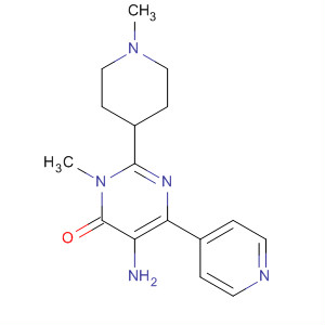 831231-85-7  4(3H)-Pyrimidinone,5-amino-3-methyl-2-(1-methyl-4-piperidinyl)-6-(4-pyridinyl)-