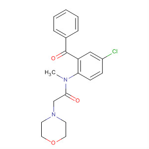 83132-29-0  4-Morpholineacetamide, N-(2-benzoyl-4-chlorophenyl)-N-methyl-