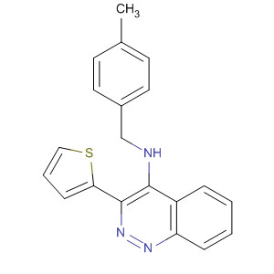 832081-85-3  2-Quinoxalinamine, N-[(4-methylphenyl)methyl]-3-(2-thienyl)-