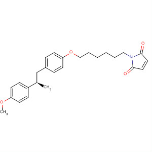 832097-21-9  1H-Pyrrole-2,5-dione,1-[6-[4-[(2R)-2-(4-methoxyphenyl)propyl]phenoxy]hexyl]-