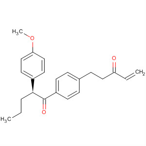 832097-25-3  1-Penten-3-one, 5-[4-[(2S)-2-(4-methoxyphenyl)-1-oxopentyl]phenyl]-