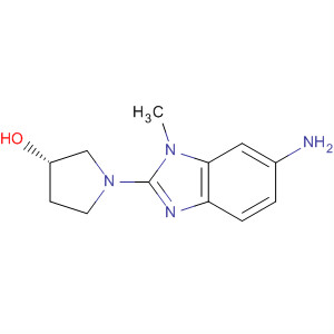 832102-77-9  3-Pyrrolidinol, 1-(6-amino-1-methyl-1H-benzimidazol-2-yl)-, (3S)-
