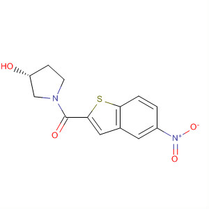 832103-02-3  3-Pyrrolidinol, 1-[(5-nitrobenzo[b]thien-2-yl)carbonyl]-, (3R)-