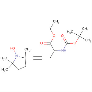 832132-37-3  1-Pyrrolidinyloxy,2-[4-[[(1,1-dimethylethoxy)carbonyl]amino]-5-ethoxy-5-oxo-1-pentynyl]-2,5,5-trimethyl-