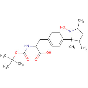 832132-42-0  1-Pyrrolidinyloxy,2-[4-[2-carboxy-2-[[(1,1-dimethylethoxy)carbonyl]amino]ethyl]phenyl]-2,5,5-trimethyl-