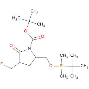 832132-97-5  1-Pyrrolidinecarboxylic acid,5-[[[(1,1-dimethylethyl)dimethylsilyl]oxy]methyl]-3-(fluoromethyl)-2-oxo-,1,1-dimethylethyl ester, (3S,5S)-