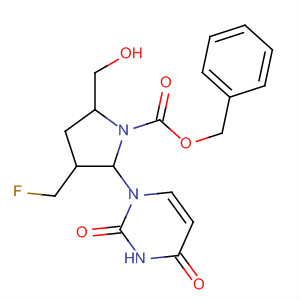 832133-06-9  1-Pyrrolidinecarboxylic acid,2-(3,4-dihydro-2,4-dioxo-1(2H)-pyrimidinyl)-3-(fluoromethyl)-5-(hydroxymethyl)-, phenylmethyl ester, (2S,3S,5S)-
