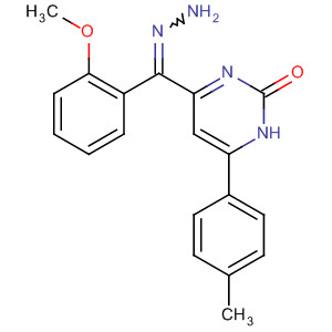 832712-18-2  3(2H)-Pyridazinone,4-[hydrazono(2-methoxyphenyl)methyl]-6-(4-methylphenyl)-