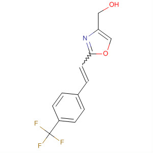 832730-23-1  4-Oxazolemethanol, 2-[2-[4-(trifluoromethyl)phenyl]ethenyl]-
