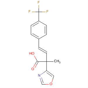 832730-49-1  4-Oxazolepropanoic acid, 2-[(1E)-2-[4-(trifluoromethyl)phenyl]ethenyl]-