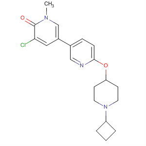 832735-38-3  [3,3'-Bipyridin]-6(1H)-one,5-chloro-6'-[(1-cyclobutyl-4-piperidinyl)oxy]-1-methyl-