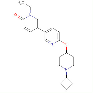 832735-39-4  [3,3'-Bipyridin]-6(1H)-one, 6'-[(1-cyclobutyl-4-piperidinyl)oxy]-1-ethyl-