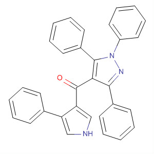 833458-20-1  Methanone, (4-phenyl-1H-pyrrol-3-yl)(1,3,5-triphenyl-1H-pyrazol-4-yl)-