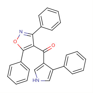 833458-21-2  Methanone, (3,5-diphenyl-4-isoxazolyl)(4-phenyl-1H-pyrrol-3-yl)-