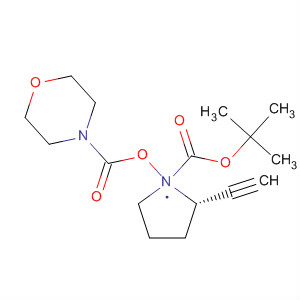 833473-57-7  4-Morpholinecarboxylic acid,(3R,5S)-1-[(1,1-dimethylethoxy)carbonyl]-5-ethynyl-3-pyrrolidinyl ester