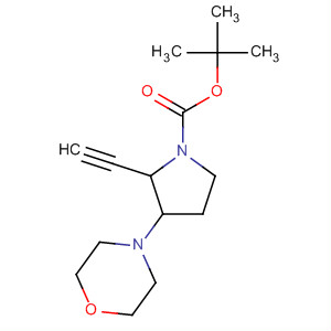 833473-67-9  1-Pyrrolidinecarboxylic acid, 2-ethynyl-3-(4-morpholinyl)-,1,1-dimethylethyl ester, (2R,3S)-
