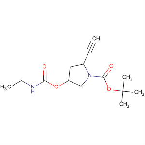 833474-73-0  1-Pyrrolidinecarboxylic acid, 4-[[(ethylamino)carbonyl]oxy]-2-ethynyl-,1,1-dimethylethyl ester, (2R,4S)-